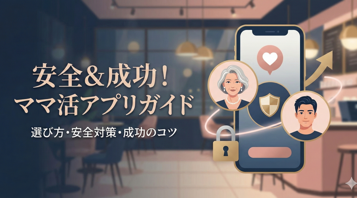 ママ活アプリのおすすめはどれ？安全に出会える選び方と成功する使い方